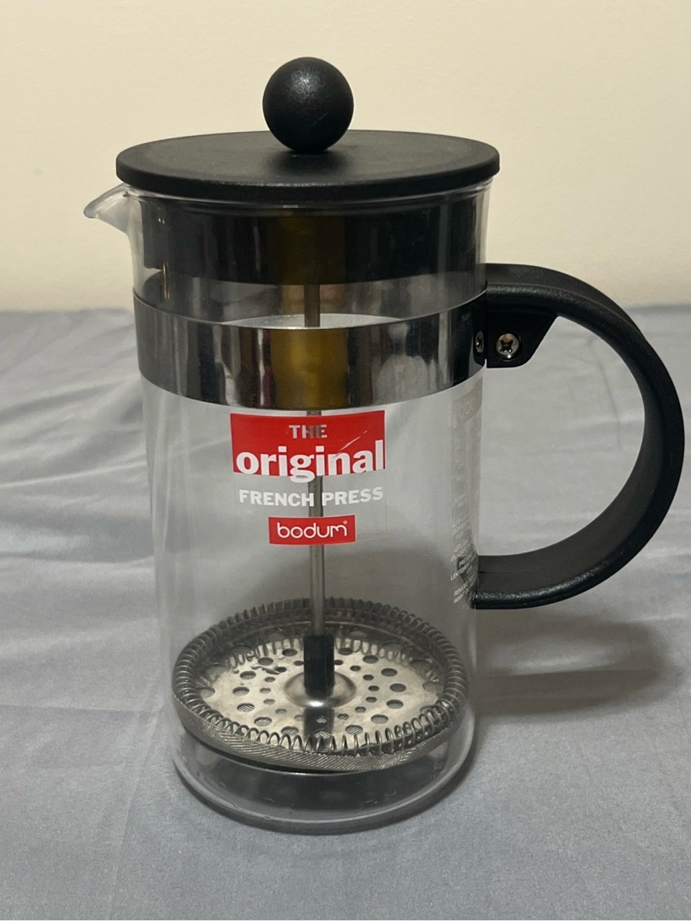 Bodum French Press Coffee Maker - Black with Red Logo